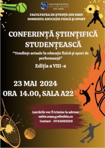 Afis Conferinta Stiintifica Studenteasca 2024